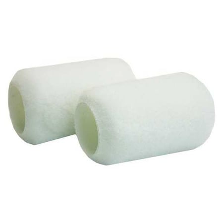 4 Paint Roller Cover, 3/8 Nap, Knit Fabric, 2 PK