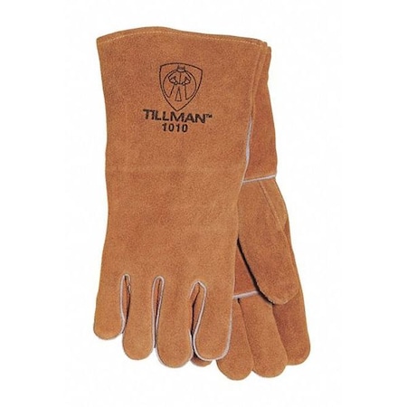 Stick Welding Gloves, Cowhide Palm, XL, PR