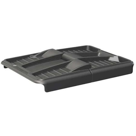 Cube Truck Lid,Black,53 In. L,Hinged
