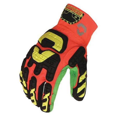 Impact Gloves,XL,Synthetic Leather,PR