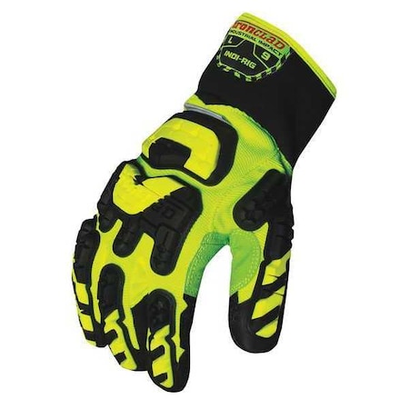 Impact Gloves,XL,Slip On Closure,PR