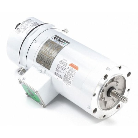 Washdown Brake Motor,1 HP,1725 RPM