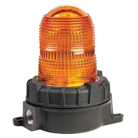 Warning Light, LED, Amber, 120VAC