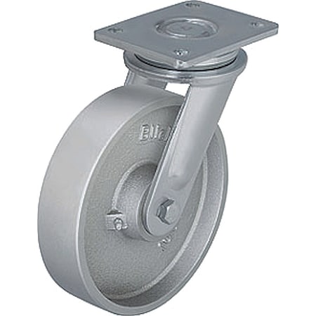 Plate Caster,1650 Lb. Ld Rating,Ball