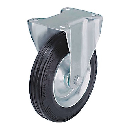 Solid Rubber Caster,770 Lb. Ld,Rigid