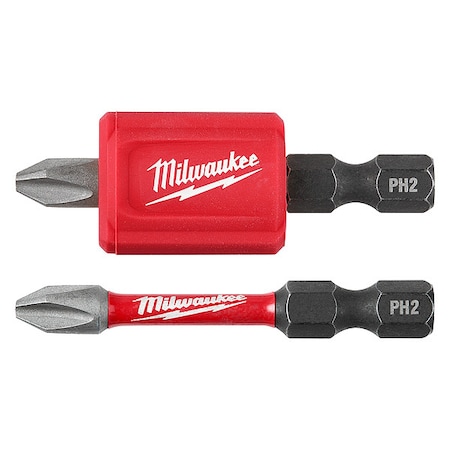 3 Pc. SHOCKWAVE Impact Duty Magnetic Attachment And 2 In. Phillips #2 Power Bit Set