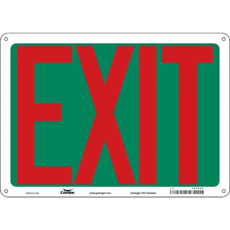 Safety Sign,10 In X 14 In,Aluminum