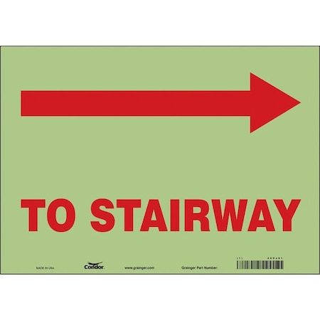 Safety Sign,14 Wx10 H,0.010 Thickness, 480J61
