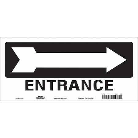 Safety Sign, 6 1/2 In H, 14 In W, Vinyl, Vertical Rectangle, English, 480K42