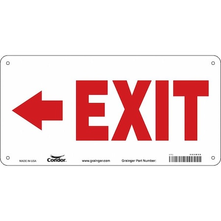Safety Sign,7 In X 14 In,Aluminum