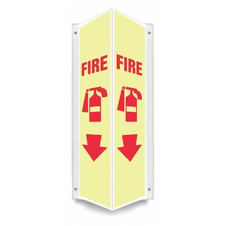 High Visibility Safety Sign,7-1/2W,24H