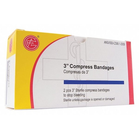 Bandage,Non-Sterile,White,Gauze,Box,PK2