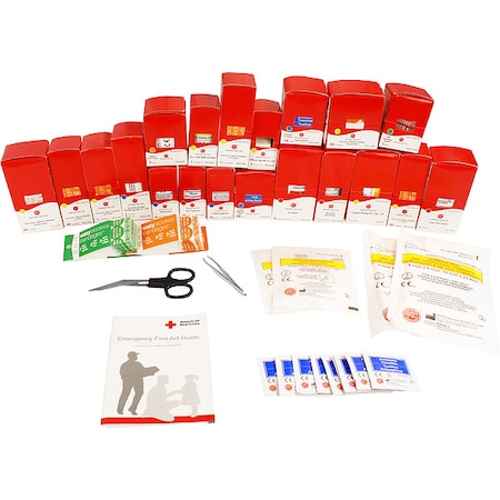 First Aid Kit, Plastic, 100 Person