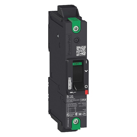 Molded Case Circuit Breaker, 15 A, 240V AC, 1 Pole, Unit Mount Mounting Style, BJL Series
