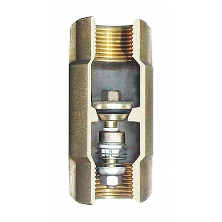 1 NPT Bronze Spring Check Valve