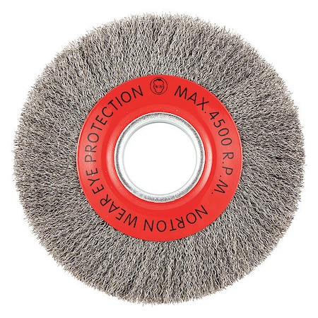 Wire Wheel Brush,Crimped,Carbon Steel