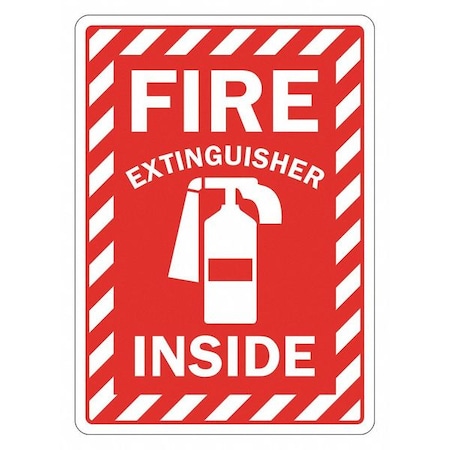 Fire Sign,7 W,10 H,0.040 Thickness