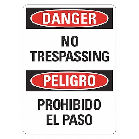 Facility Sign, 14 In H, 10 In W, Plastic, Vertical Rectangle, English, LCU4-0754-NP_10x14