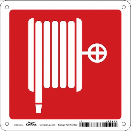 Safety Sign,7 Wx7 H,0.032 Thick