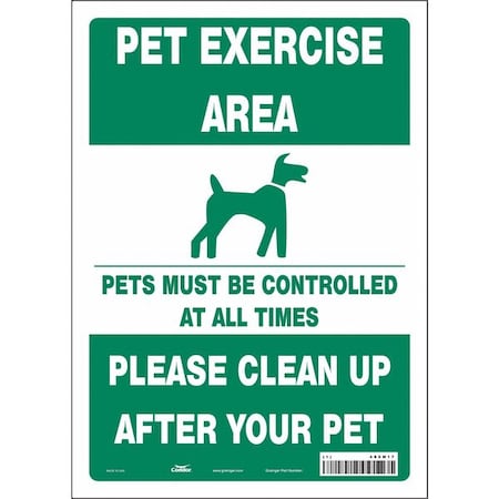 Safety Sign, 14 In Height, 10 In Width, Vinyl, Vertical Rectangle, English, 485M17