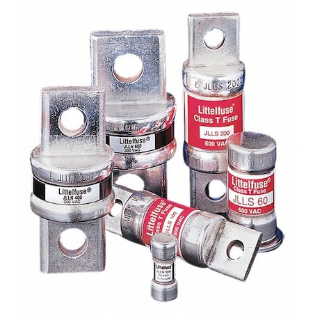 Fuse, Fast Acting, 80A, JLLS Series, 600VAC, 300VDC, 2-61/64 L X 3/4 Dia