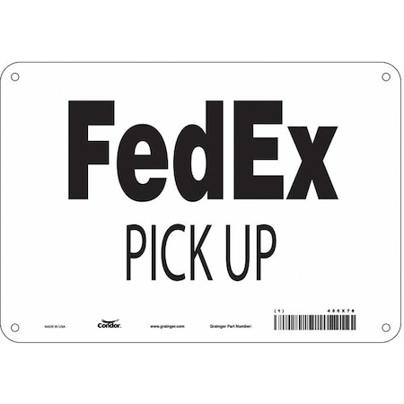 Safety Sign, 7 In Height, 10 In Width, Polyethylene, Vertical Rectangle, English, 486X78