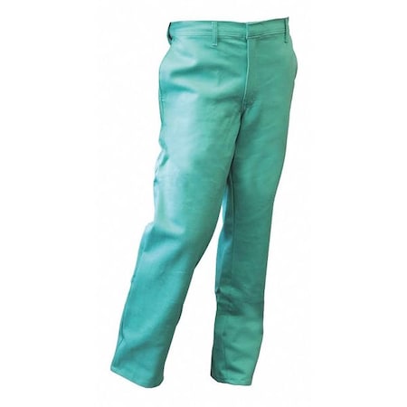 Pants,Waist 50,Inseam 32,Green,Zipper
