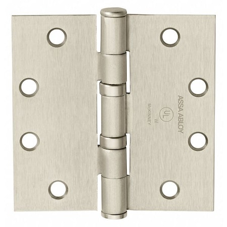 4 In W X Satin Chrome Five Knuckle Hinge