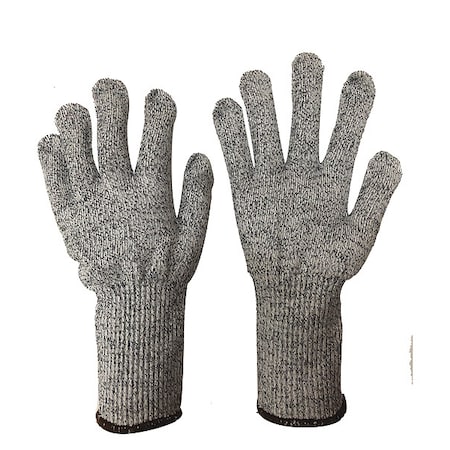 Cut Resistant Gloves, A4 Cut Level, Uncoated, M, 1 PR