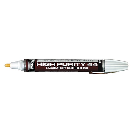 Permanent High Purity Paint Marker, Medium Tip, White Color Family, Ink