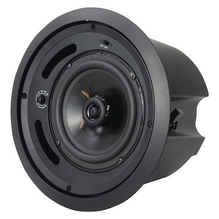 In-Ceiling Speaker,4.5 Lb.,Black,87dB