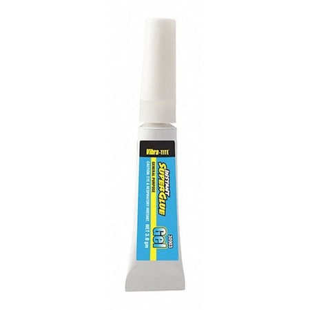 Instant Adhesive, 309 Series, Clear, 0.1 Oz, Tube