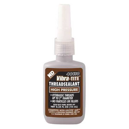 Thread Sealant,Brown,Bottle,10mL