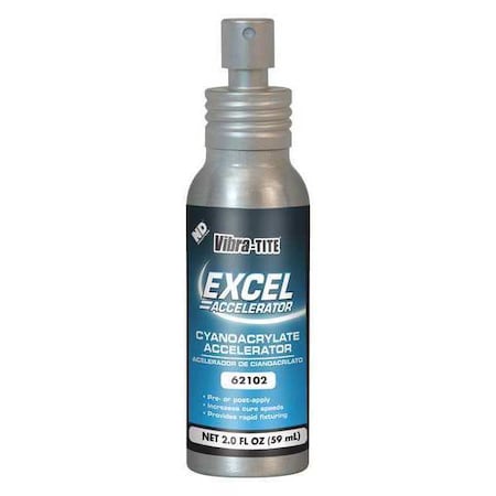 Accelerator, Excel 621 Series, Clear, 2 Fl Oz, Bottle