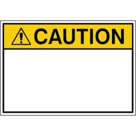 Label,Safety,3-1/2 In. H,Caution,PK5