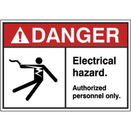 Label,Electrical Hazard,3-1/2 In. H,PK5, HWL-535-708-5PK