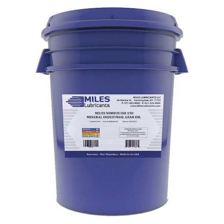 5 Gal Gear Oil Pail 150 ISO Viscosity, 90W SAE, Amber