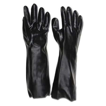 18 Chemical Resistant Gloves, PVC, L, 12PK