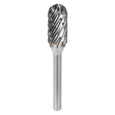 Carbide Bur,Double Cut,3/4in Cut L,SC3