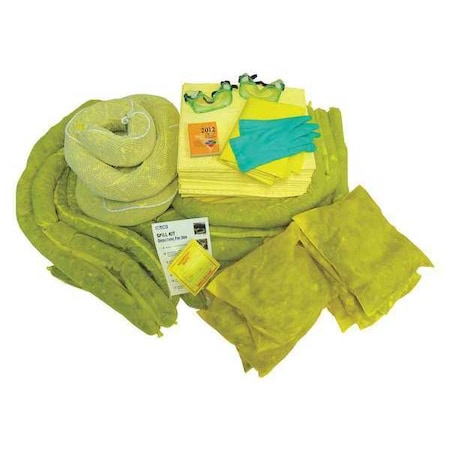 Spill Kit Refill, Universal, Yellow