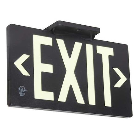 Exit Sign,8 3/4 In X 15 1/2 In,Plastic, GRAN11419
