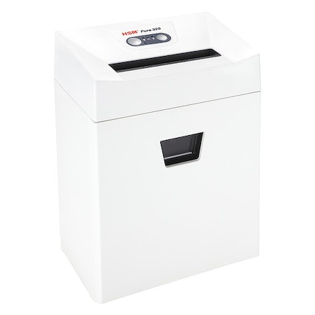 Paper Shredder,Strip-Cut,White,6.6 Gal.