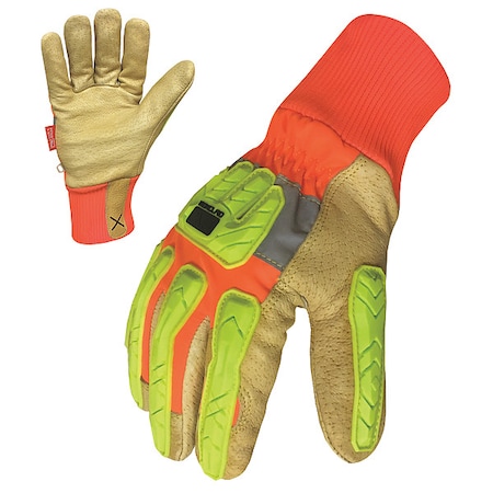 Winter Leather Impact Gloves,S,PR