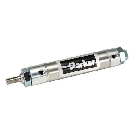 Air Cylinder, 1 3/4 In Bore, 1 In Stroke, Round Body Double Acting