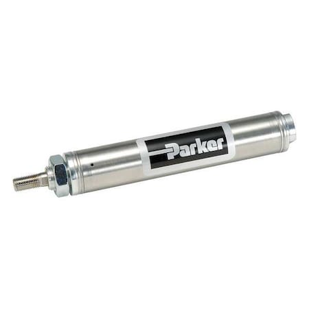 Air Cylinder, 1 3/4 In Bore, 3 In Stroke, Round Body Single Acting