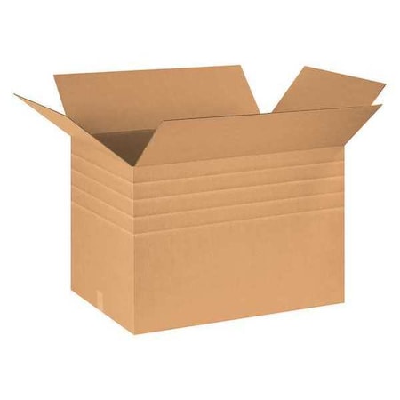 Heavy-Duty Multi-Depth Boxes, 30 X 20 X 20, Kraft, 10/Bundle