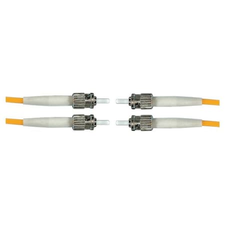 Fiber Optic Patch Cord,Yellow,6.56 Ft.