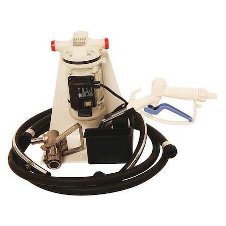 Electric Operated Drum Pump, 115VAC, 8 GPM, 1/10 HP, Polypropylene