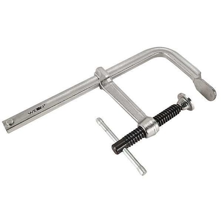 18 In F-Clamp Steel Handle And 4 3/4 In Throat Depth