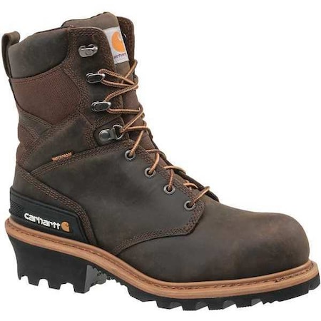 Logger Boots,Mn,Composite,8In,11-1/2M,PR